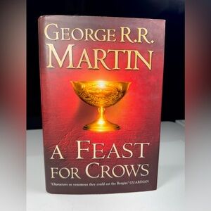 A Feast For Crows UK First Edition Third Print HC George RR Martin Voyager VG!